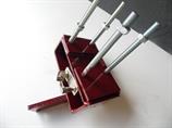 Truckbox with anchor plate top view